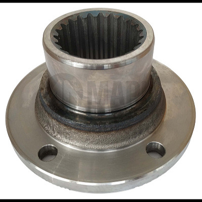 Фланец КПП-154  круглый 4 отв. шлицы (ПАО КАМАЗ)