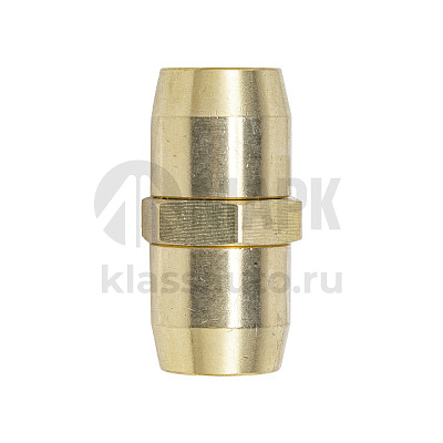 Соединитель трубки ПВХ, полиамид (фитинг прямой)  Т16хТ16 (латунь аналог Sirit)