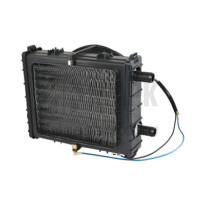 Отопитель салона универсальный дополнительный  2-х рядный, КамАЗ, МАЗ, КРАЗ, УРАЛ, 24 V (11.1691)