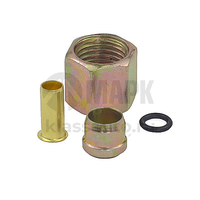 Р/к полиамид. трубок d10 (гайка, муфта, втулка, кольцо) 