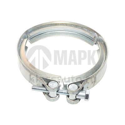 Хомут ленточный V-образный (126 мм.) на металлорукав (завод)