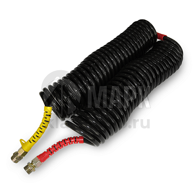 Шланг воздушный 5,5 м (красный+желтый) TRUCKMARK (штуцер М22) (20 шт в кор)