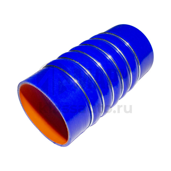 Патрубок интеркулера (силикон) синий 53205-1170248 (Ф100х210) (TRUCKMARK)