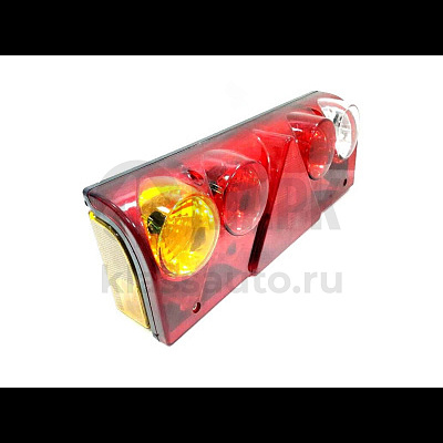 Фонарь задний SCHMITZ левый, желый поворотник (кабель) (Т.А.С.)(6шт в кор)