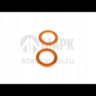 Шайба медная ф16х22х1,5 ОТЖИГ (на тормозной шланг)