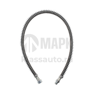 Шланг тормозной 4310 передний (гайка S24 М20х1.5/штуцер S22 М16х1.5) 1000мм в пружине Альтернатива)