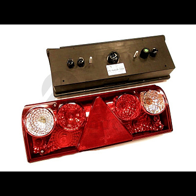 Фонарь задний SCHMITZ 1098645 левый, белый поворотник (EuropointII 5-фишек круглые) (Aspoeck)