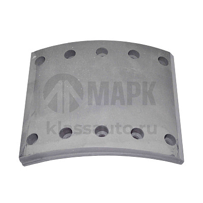 Накладки тормозные 19032 10 (1-й ремонт) BPW 420х180 без клёпок (Temac)