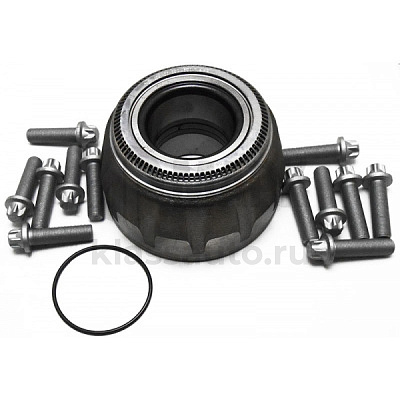 Ступица SAF 3434365000 SKRB 9022/9019 (в сборе с подшипниками+болты) (Schmitz)