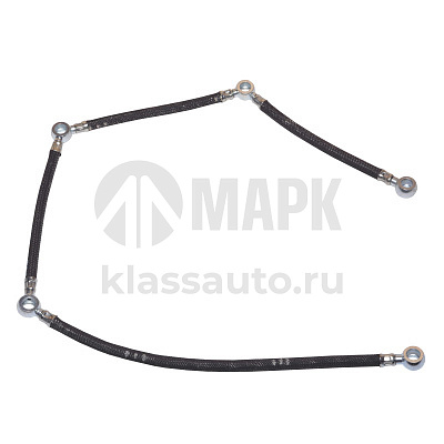 Трубка топливная дренажная левая металл. наконечник Завод 