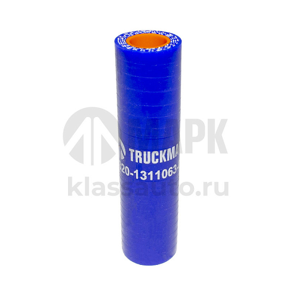Патрубок расширительного бачка (силикон) синий (Ф12x85) (TRUCKMARK)