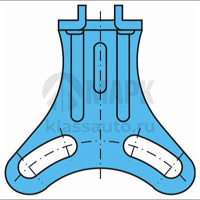 Пластина регул.трещетки автомат 24° град. (замена 0316525280) (BPW)