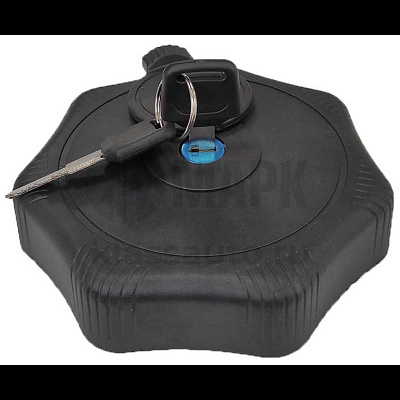 Крышка топливного бака в сб. d=80мм с ключами и защитой, пластик (TRUCKMARK)