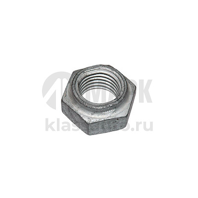 Гайка пальца рессоры M30x3.5 H=24 /SW46 (0326015010) (самоконтр.) (P.E.)