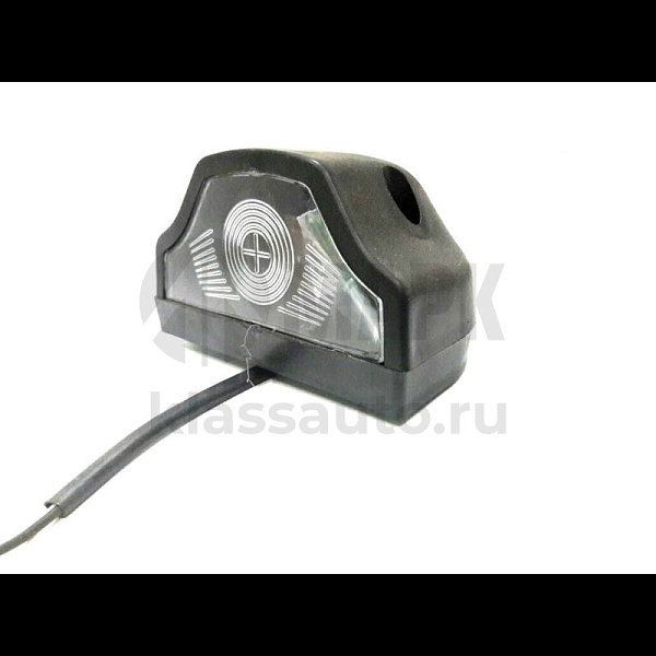 Фонарь подсветки номерного знака СВЕТОДИОДНЫЙ (черный, пласт) 