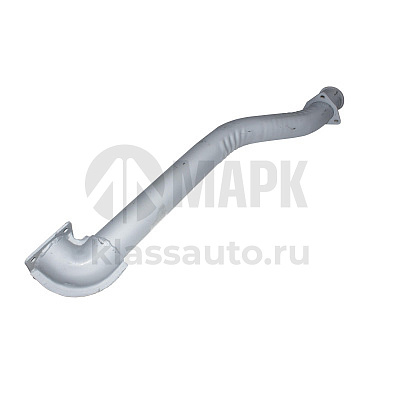 Труба приемная передняя левая (1отв+1фл) УРАЛ (Кукмор)