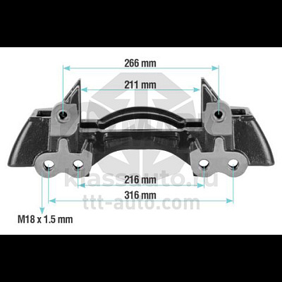 Скоба суппорта K015308 KNORR 22,5 SAF, Schmitz (TTT)
