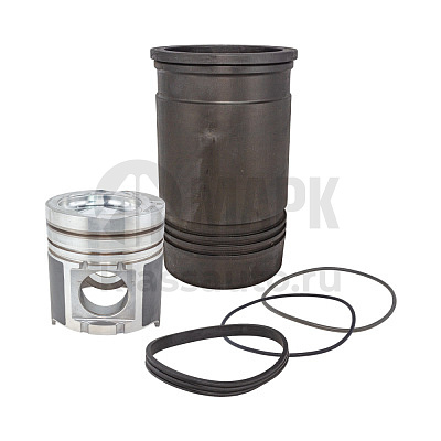 Гильза, поршень, уплотнительные и поршневые кольца, комплект на один цилиндр дв. 656 (г. Ярославль)