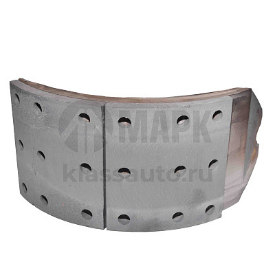 Колодка тормозная с накладками 6520 литая 3х3  короткая ) 6520-3501090-50