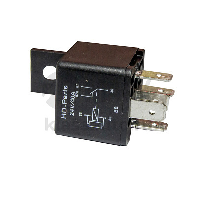 Реле 24V 40A 5 фишек а/м КамаЗ 5490, RVI, Volvo, MAN, MB (HD-Parts)