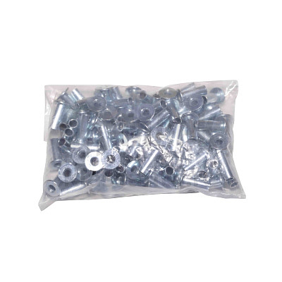 Заклепки 81.92201.0109 8х20 (к-кт 100шт) трубчатые, стальные (Stellox) к накладкам 19495