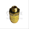 Фитинг прямой (штуцер) НАРУЖНЯЯ РЕЗЬБА М16хТ10 (латунь) (TrailerParts)