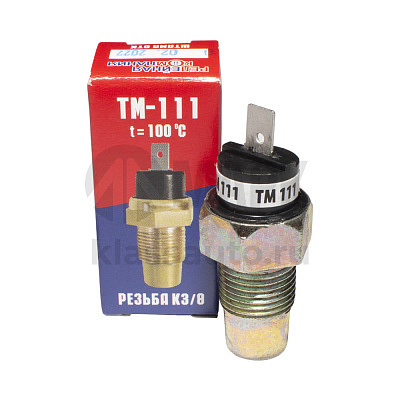 Датчик ТМ-111 сигнализатора температуры охлаждающей жидкости (штекер, t=100 градусов) РелКом