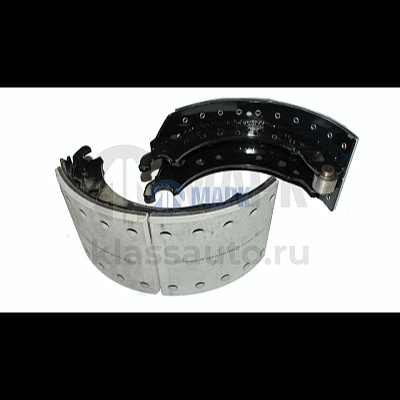 Колодка торм. BPW/ТОНАР (+ролик+накладка 19032)  (420х180) (АККОР) 050914632