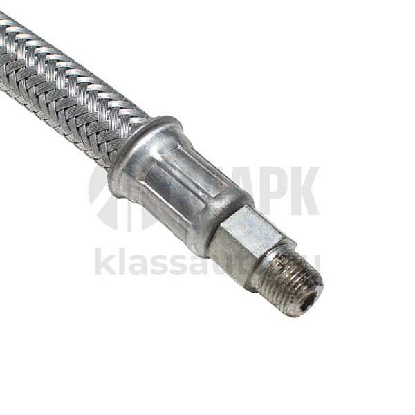 Шланг подкачки длинный бронированный 880мм (гайка/штуцер) УРАЛ