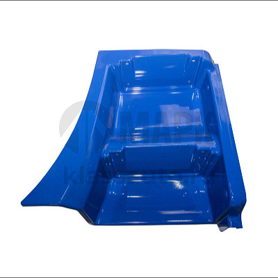 Щиток подножки левый (РИАТ) синий