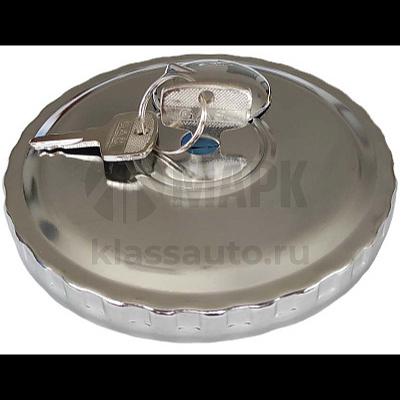 Крышка топливного бака в сб. полуоборотная с ключами и защитой, хромир.(с замком нерж.) (TRUCKMARK)