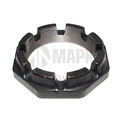 Гайка ступицы корончатая ТОНАР 4600000117 M90x2/H=30/SW120 (Bigoal)