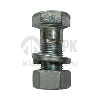 Болт М16х42х1,5 основного карданного вала в сб.(болт+гровер+гайка) (БелЗАН)