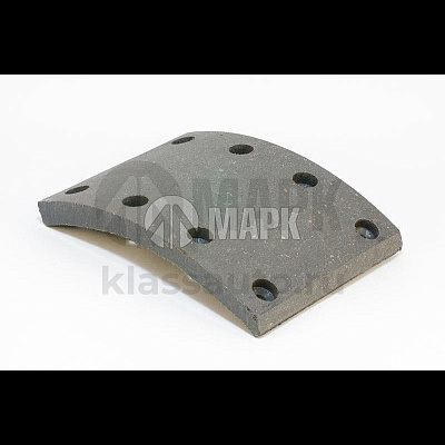 Накладка тормозная (сверленая расточеная) 