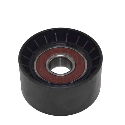 Ролик обводной натяжителя ремня (74х38х20) а/м КамАЗ-5490, MB (пластм.) (МАРК)