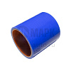 Патрубок интеркулера (силикон) синий (Ф53х67) (МАРК)