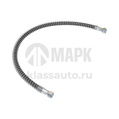 Шланг тормозной 4310-01 задний 800 мм КАД (гайка/гайка) длин. в пружине Завод