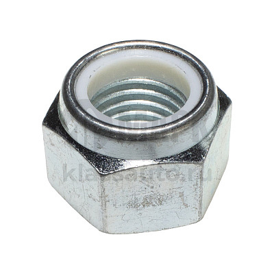 Гайка стремянки М24х3 H=24/ SW36 с нейлоновым кольцом (Альтернатива)