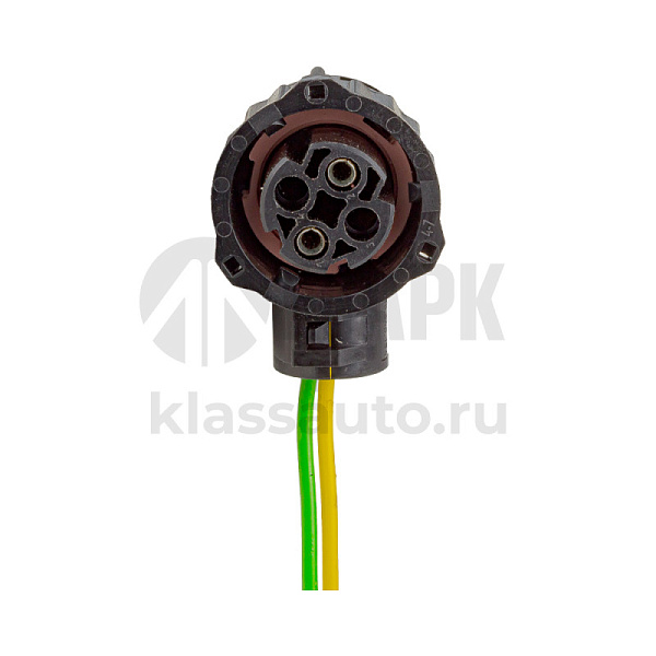 Колодка байонет, угловая, 2 провода