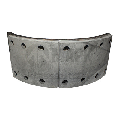 Колодка тормозная в сборе литая 4х3 короткая  53229-3501090-50