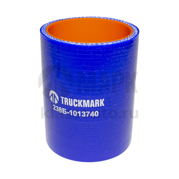 Патрубок соединительный теплообменника (силикон) синий (Ф55х80) (TRUCKMARK)