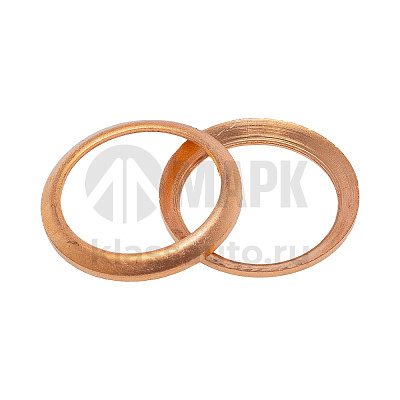 Шайба медная 16,2х20,6х1 (852212) (320.88754) под пробку ТННД  (аналог)