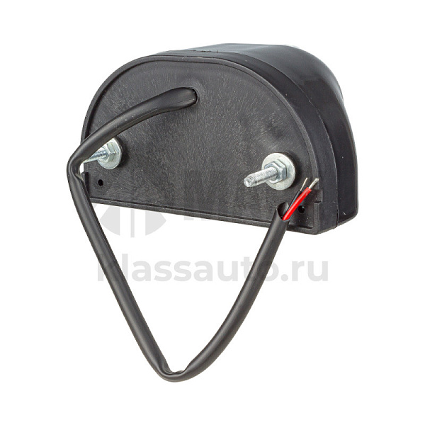 Фонарь подсветки номерного знака СВЕТОДИОДНЫЙ (черный, пласт) 