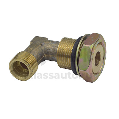 Угольник РДВ М18х1,5-М22х1,5 (в сборе) (медный) (20шт в уп)