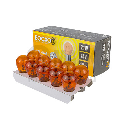 Лампа 24-21-3  (поворота) BA15S (оранж.) ВОСХОД