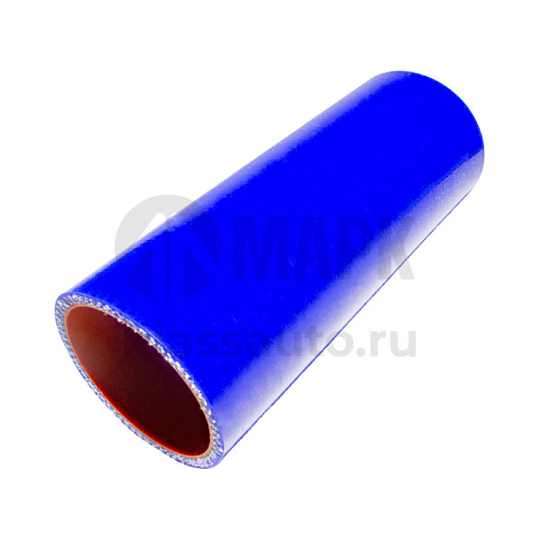 Патрубок радиатора верхний (силикон) синий (Ф54х160) (TRUCKMARK)