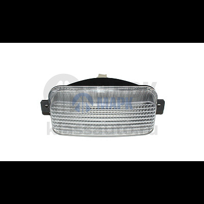 Указатель поворота передний ЕВРО белый (банан) (27.07)