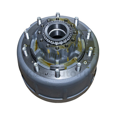 Ступица задняя в сборе с барабаном (ПАО КАМАЗ) С МАНЖЕТОЙ TOKEZ ДЛЯ А/М С АБС