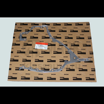 Прокладка картера распред.шестерен (лобовины)  (ISLe, L375, 6CT) OEM