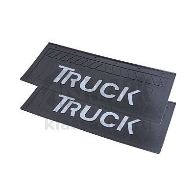 Брызговик TRUCK (270x660) белые буквы, комплект из 2-х шт.
